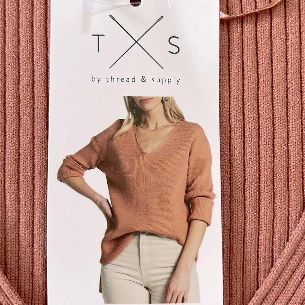 M: TXS by Thread & Supply Women's
Shadi V-Neck Sweater Rose/Pink